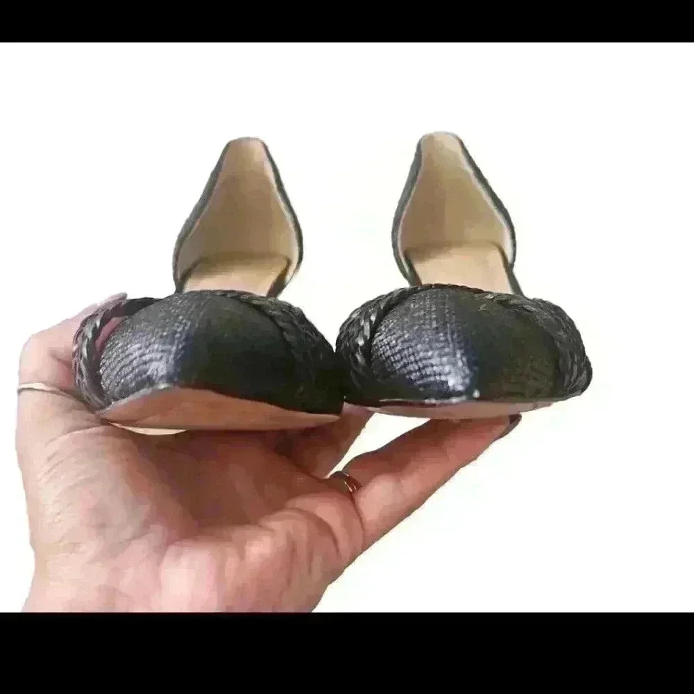 Banana Republic Black Heels with Sophisticated Cut-Out Design - Picture 8 of 14